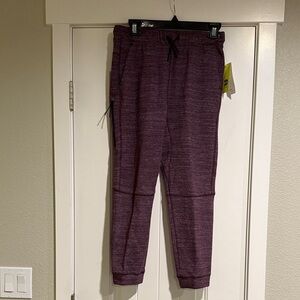 all in motion Marled Plum Active Joggers